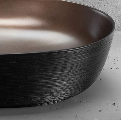 UMYWALKA CLEO 61 BLACK BRUSH/COPPER - NABLATOWA