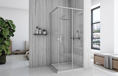 KABINA CITY BRUSH NIKIEL 90X90