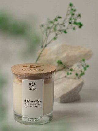 Świeca sojowa Bergamotka - świeca sojowa zapachowa - 250 ml