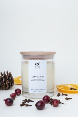 Świeca sojowa Grzane wino - świeca sojowa zapachowa - 250 ml