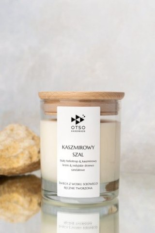 Świeca sojowa Kaszmirowy szal - świeca sojowa zapachowa - 250 ml