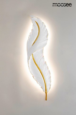 Moosee MOOSEE lampa ścienna IKAR 60 biała / złota