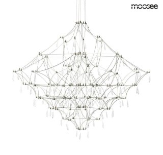 Moosee MOOSEE lampa wisząca CONSTELATION 120 - LED, stal szczotkowana