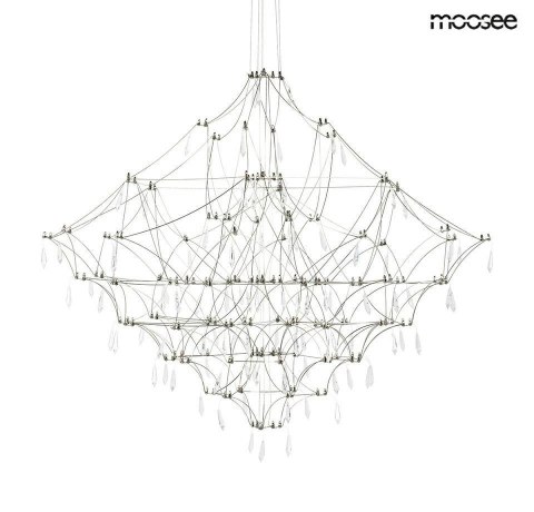 Moosee MOOSEE lampa wisząca CONSTELATION 120 - LED, stal szczotkowana