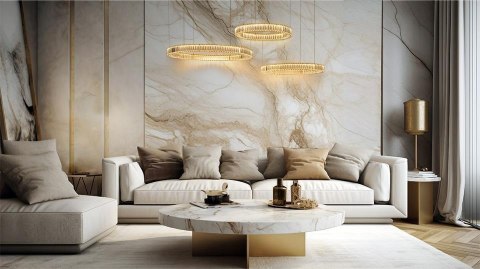 Moosee MOOSEE lampa wisząca LIBERTY 3A złota