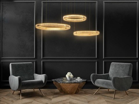 Moosee MOOSEE lampa wisząca LIBERTY 3A złota
