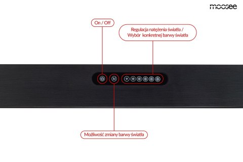 Moosee MOOSEE lampa wisząca LINER czarna