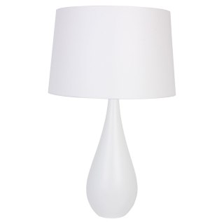 Lampa stołowa komodowa VASE - biała