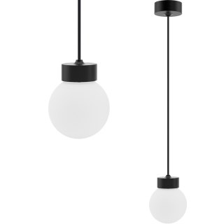 Lampa wisząca Barrel-Orb Kula 1pł czarny