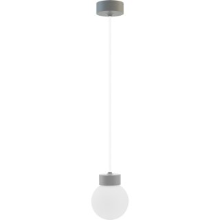 Lampa wisząca Barrel-Orb Kula 1pł szary
