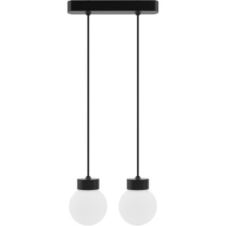 Lampa wisząca Barrel-Orb Kula 2pł czarny