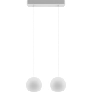 Lampa wisząca biała Balli Kule 2pł