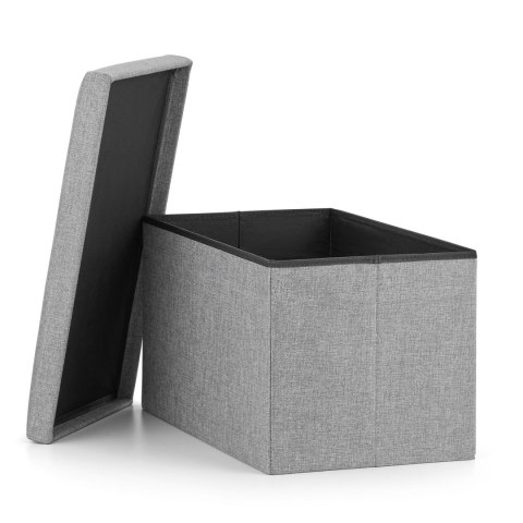 Pufa składana XL - 60x38x38cm szara x 4