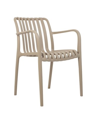 Produkt wycofany MODESTO krzesło STRIPS ARM beżowe