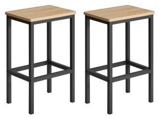 Taborety Barowe 2szt - sonoma - LBC065B11