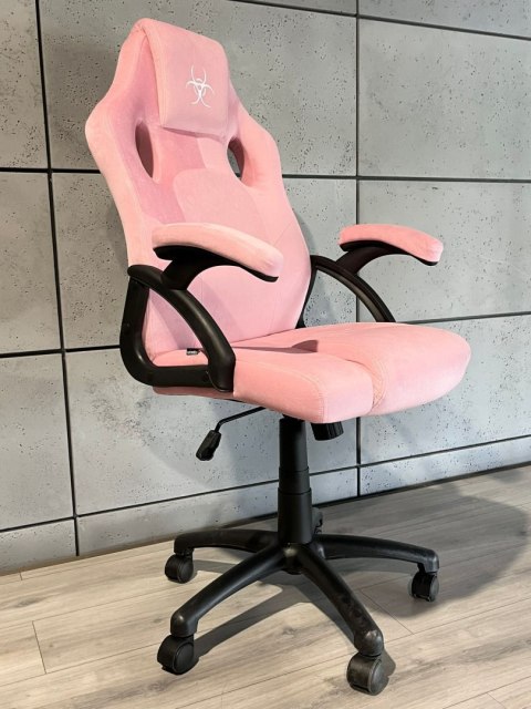 Fotel obrotowy do biurka CARRERA M ALCANTARA PINK