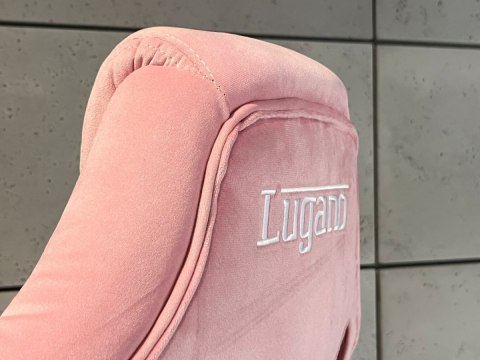 Fotel obrotowy do biurka CARRERA M ALCANTARA PINK