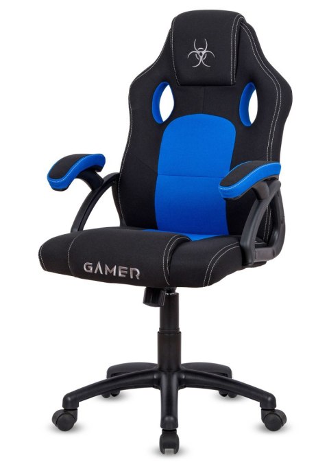 Fotel obrotowy do biurka CARRERA M BLUE FABRIC