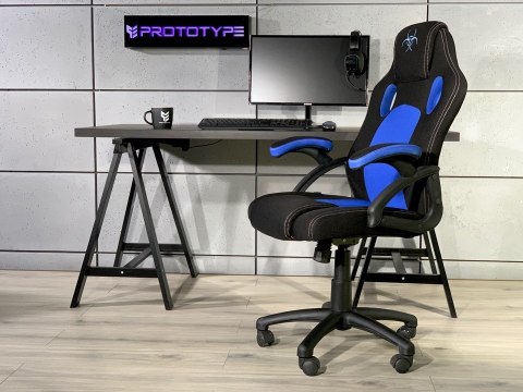 Fotel obrotowy do biurka CARRERA M BLUE FABRIC