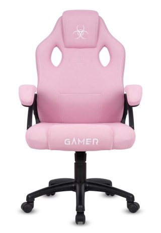 Fotel obrotowy do biurka CARRERA M FULL PINK FABRIC