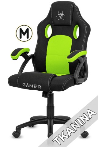 Fotel obrotowy do biurka CARRERA M GREEN FABRIC