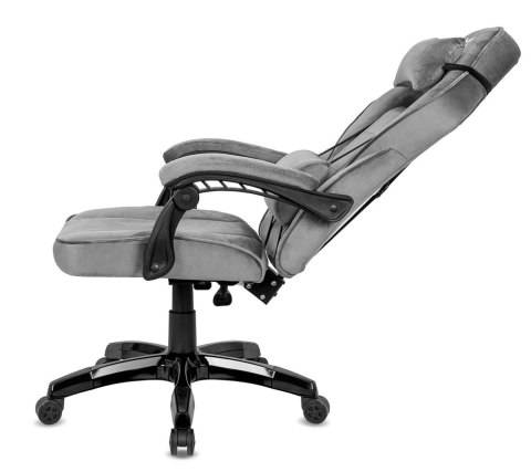 Fotel obrotowy do biurka TITAN GREY ALCANTARA BASIC