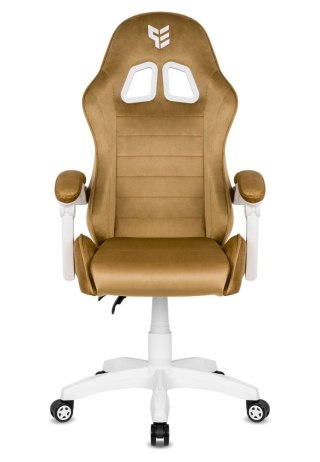 Fotel obrotowy gamingowy ENZO XL BEIGE ALCANTARA ICE