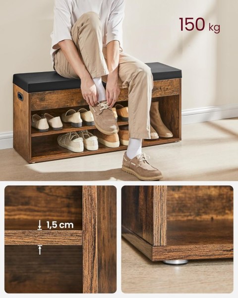 Szafka na Buty z Siedziskiem - LHS130B01