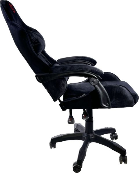 Fotel obrotowy gamingowy ENZO XL BLACK ALCANTARA