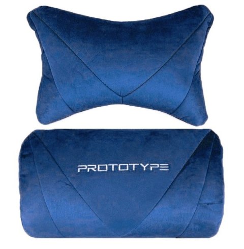 Fotel obrotowy gamingowy ENZO XL BLUE ALCANTARA