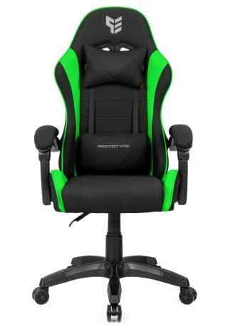 Fotel obrotowy gamingowy ENZO XL GREEN FABRIC
