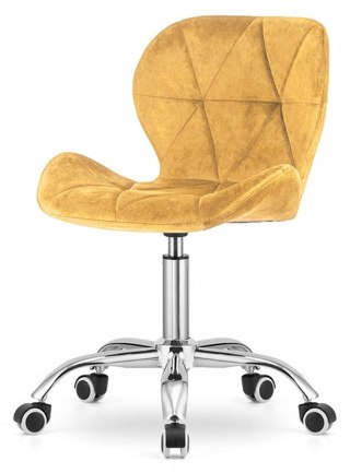 Krzesło obrotowe VASTO OFFICE VELVET MUSTARD