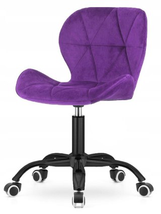 Krzesło obrotowe VASTO OFFICE VELVET PURPLE SMOKE