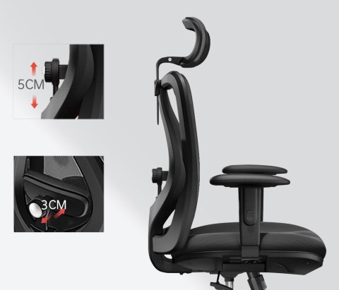 Fotel ergonomiczny ANGEL biurowy obrotowy eurOpa plus z podnóżkiem