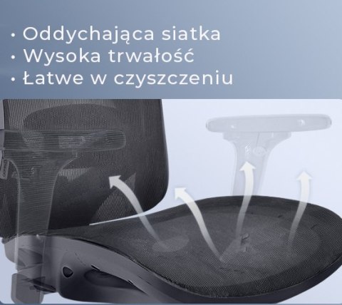 Fotel ergonomiczny ANGEL biurowy obrotowy kalistO