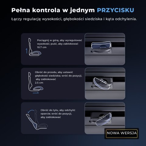 Fotel ergonomiczny ANGEL biurowy kosmO