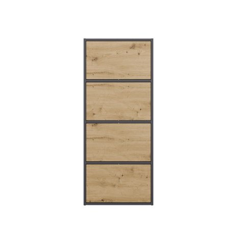 Komoda ALMA ANTRACYT DĄB ARTISAN