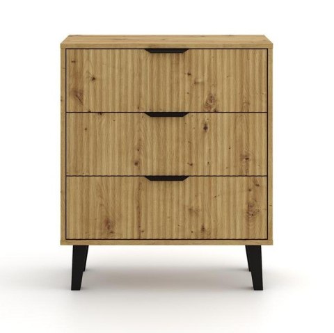 Komoda Scandi 3S SLIM DĄB ARTISAN