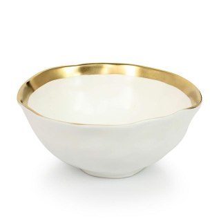 Kare Design KARE komplet 4 misek BELL 15 cm biało-złoty