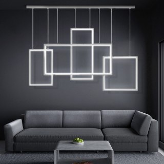 Lampa Led Wiszące Prostokąty 75W biała 4000K DL-G04 BRAGA