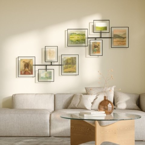 Umbra UMBRA zestaw 4 ramek na zdjęcia FLUTE WALL czarny